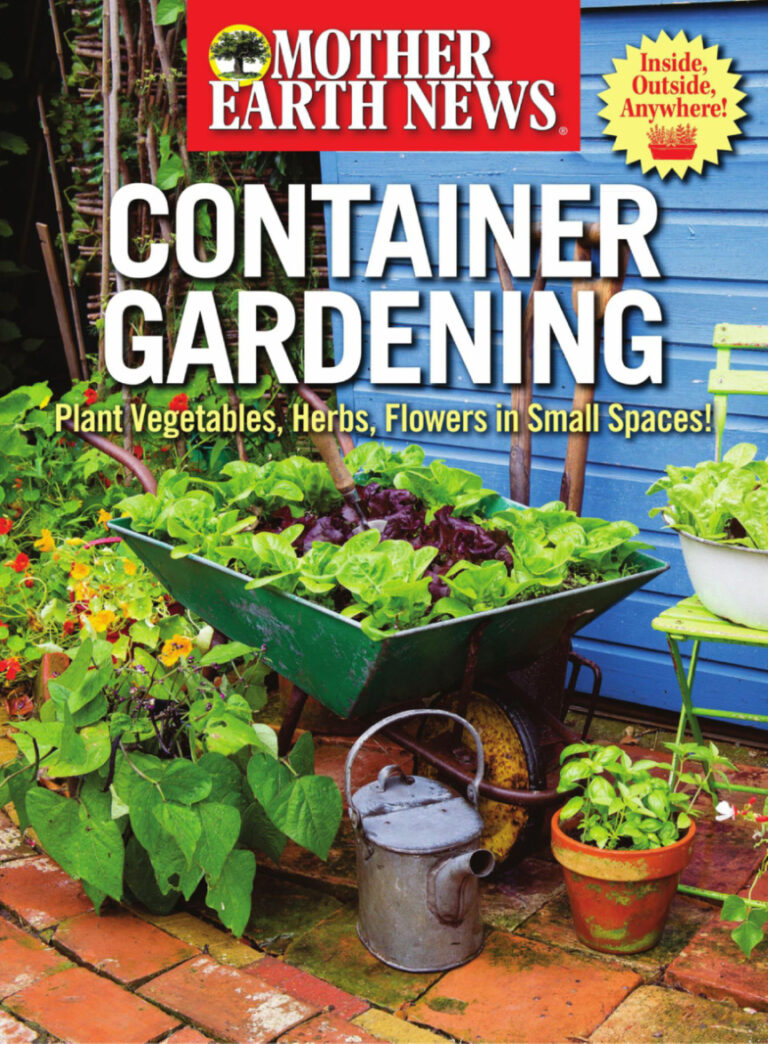 Mother Earth News Container Gardening Summer 2026 Mother Earth News Kitap Kapağı