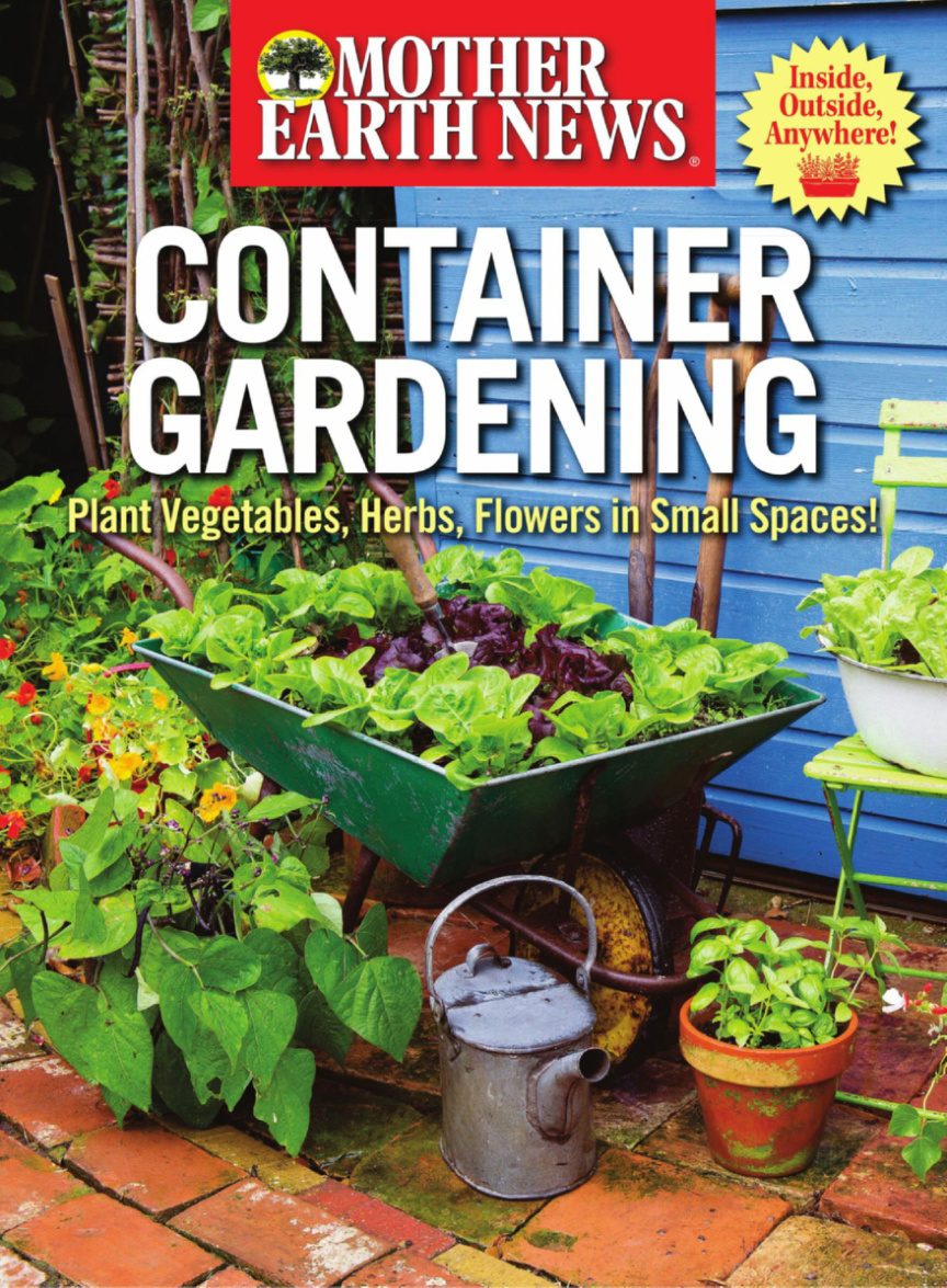 Mother Earth News Container Gardening Summer 2026 Mother Earth News Kitap Kapağı