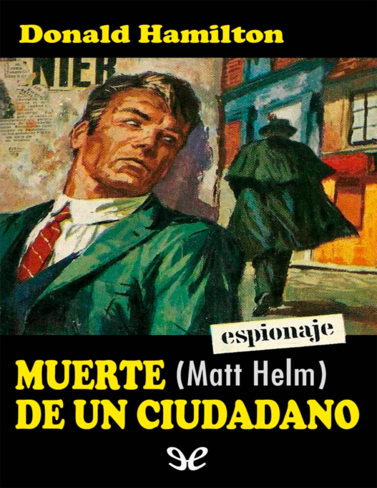 Muerte de un ciudadano Spanish Edition Donald Hamilton Kitap Kapağı