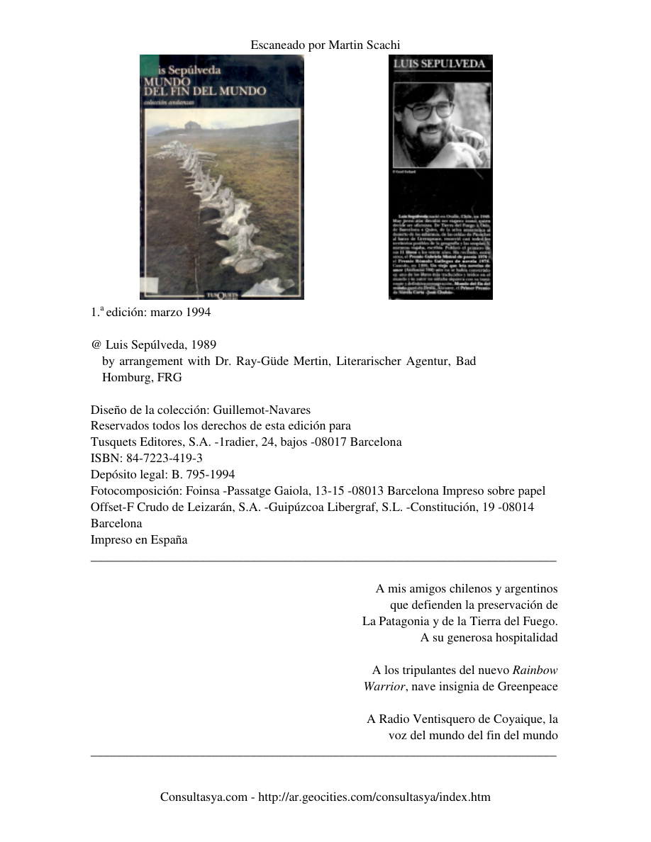 Mundo Del Fin Del Mundo PDF Download