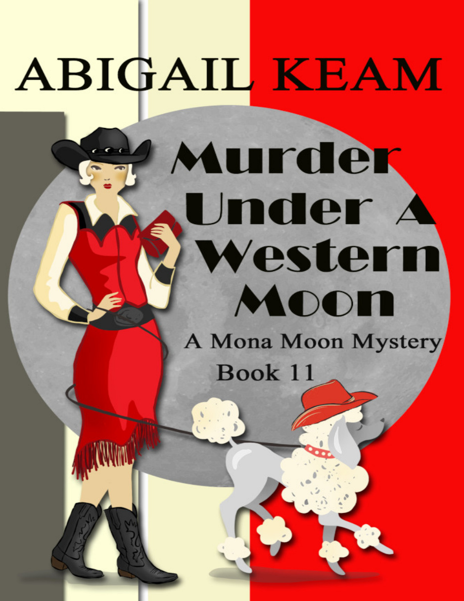 Murder Under A Western Moon Abigail Keam Kitap Kapağı