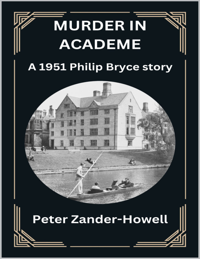 Murder in Academe Peter Zander Howell Kitap Kapağı