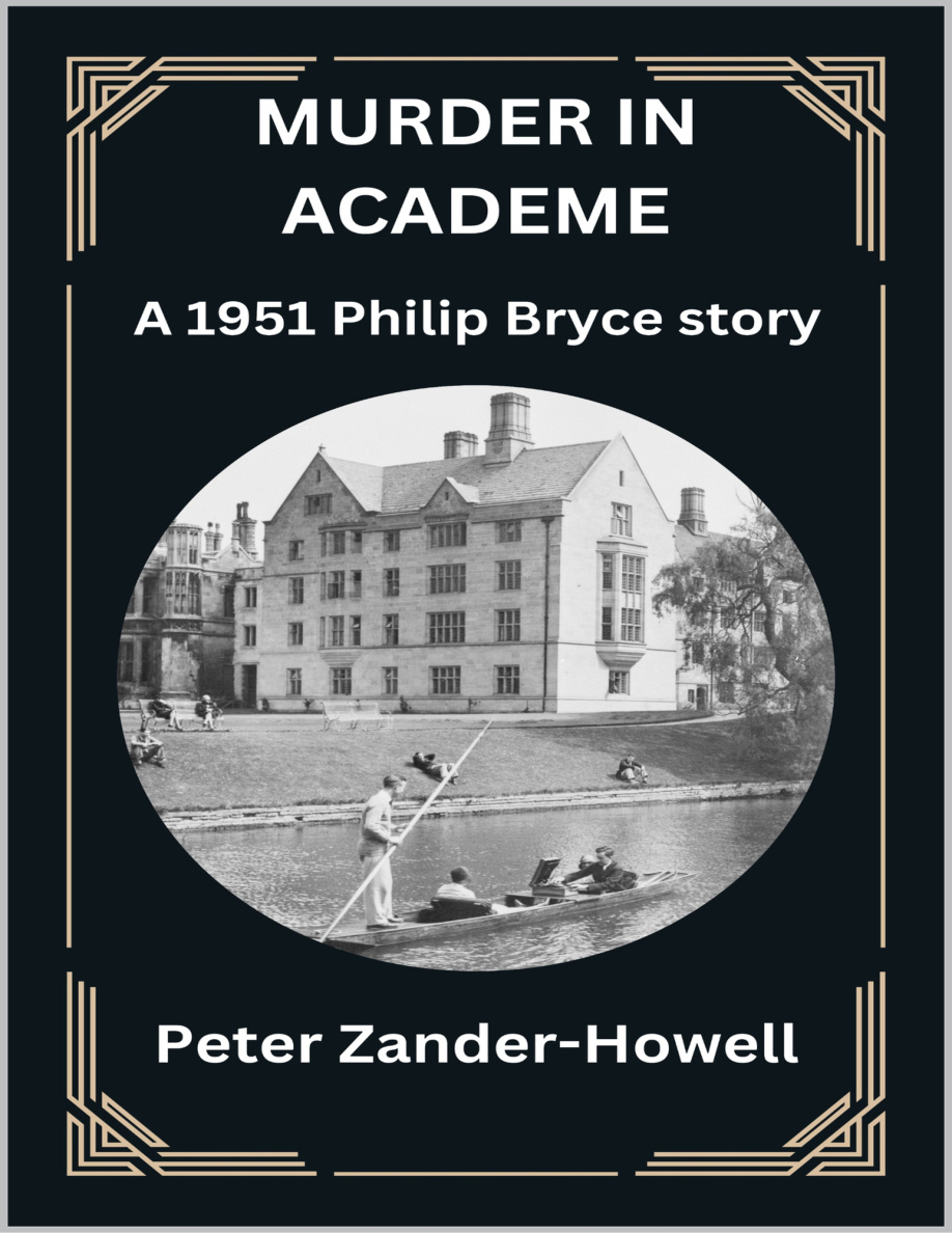 Murder in Academe Peter Zander Howell Kitap Kapağı