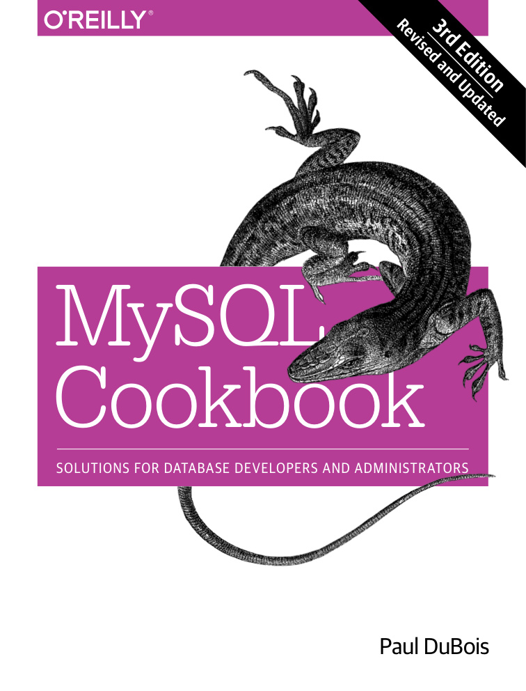 MySQL Cookbook Solutions for Database Kitap Kapağı