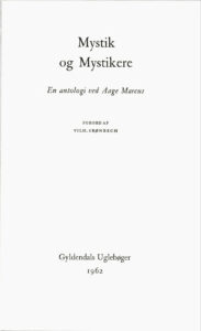 Mystik og mystikere en antologi Danish Edition Aage Marcus Kitap Kapağı