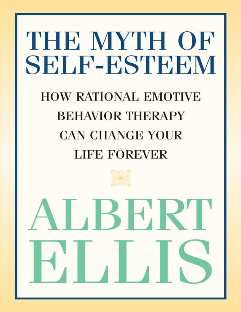 Myth Of Self Esteem Albert Ellis Kitap Kapağı