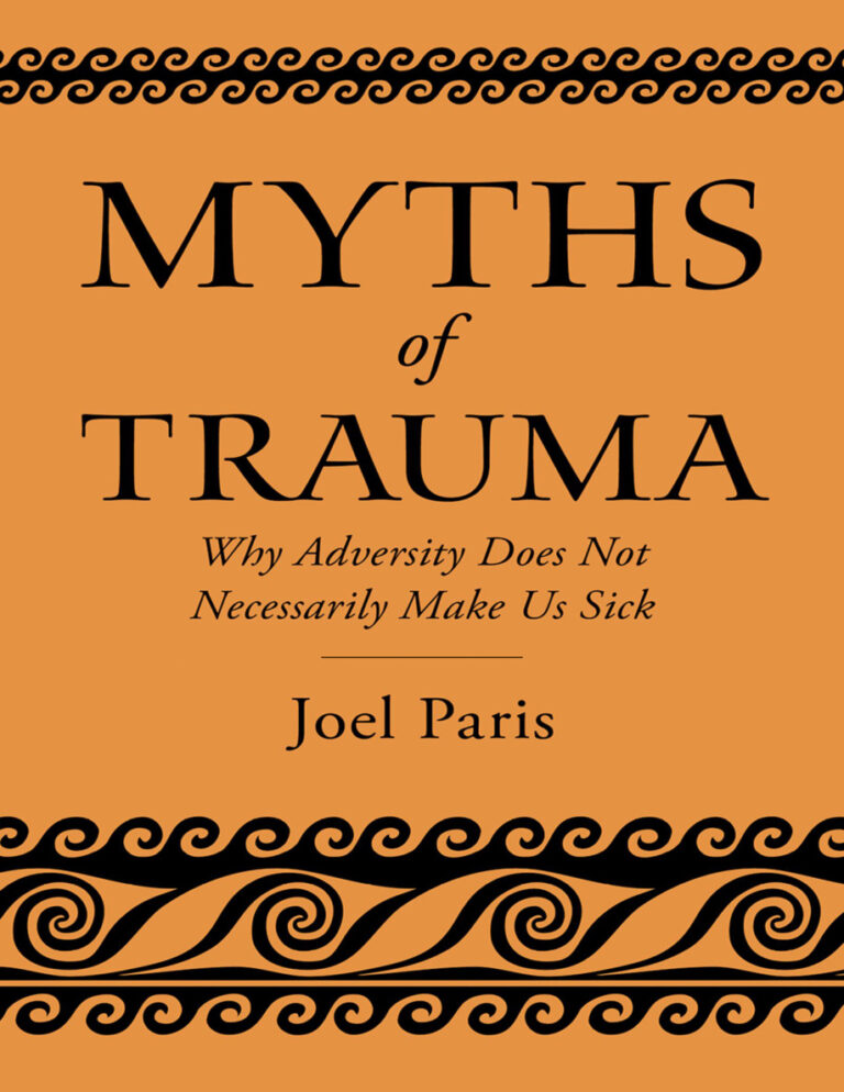 Myths of Trauma Joel Paris Kitap Kapağı