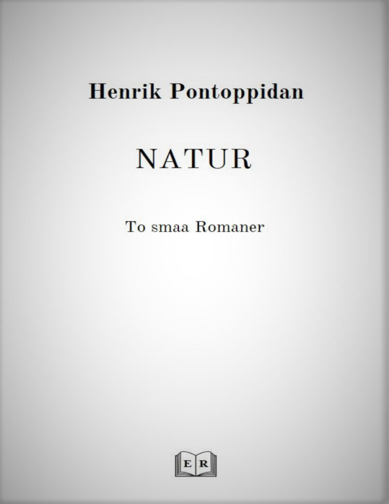 NATUR Danish Edition Henrik Pontoppidan Kitap Kapağı