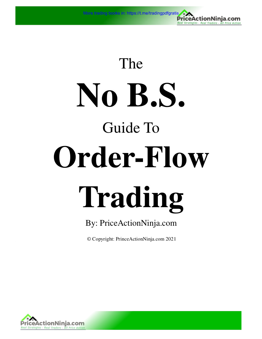 NO BS Order Flow Trading PDF Download
