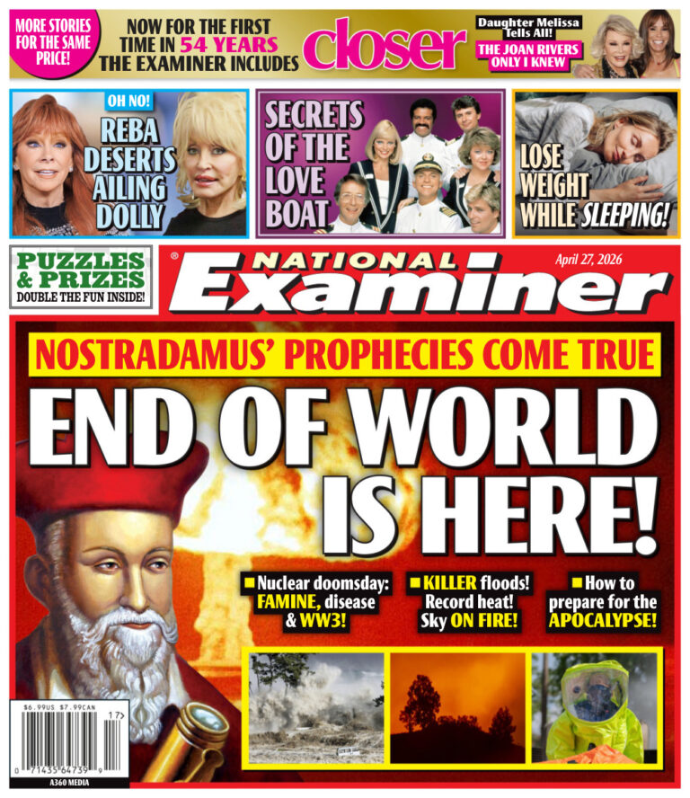 National Examiner April 27 2026 National Examiner Kitap Kapağı