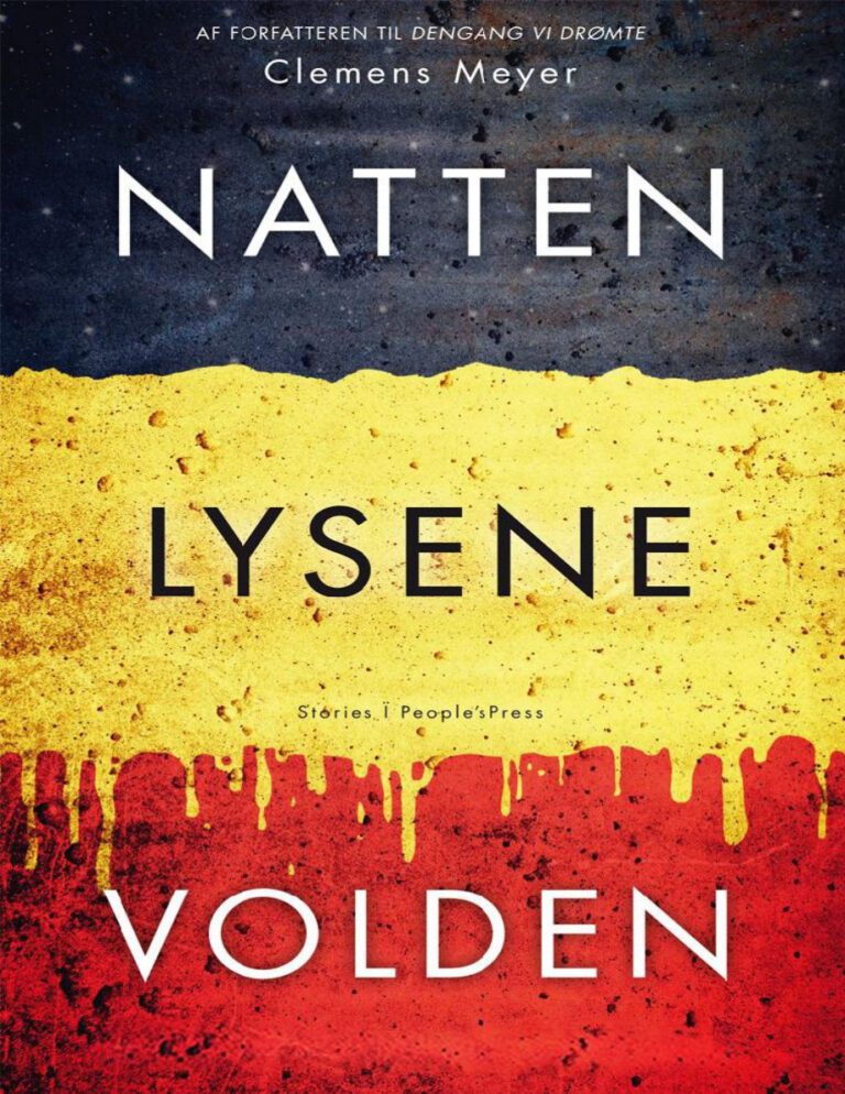 Natten lysene volden Danish Edition Clemens Meyer Kitap Kapağı