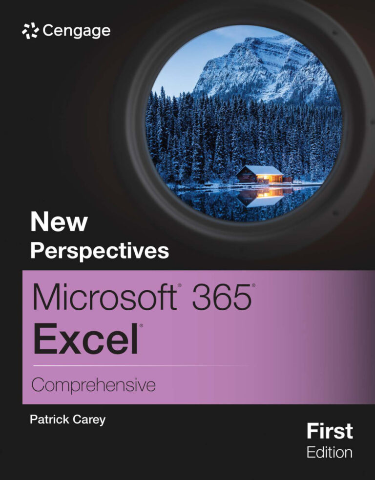 New Perspectives MS 365 Excel Comprehensive Patrick Carey Kitap Kapağı