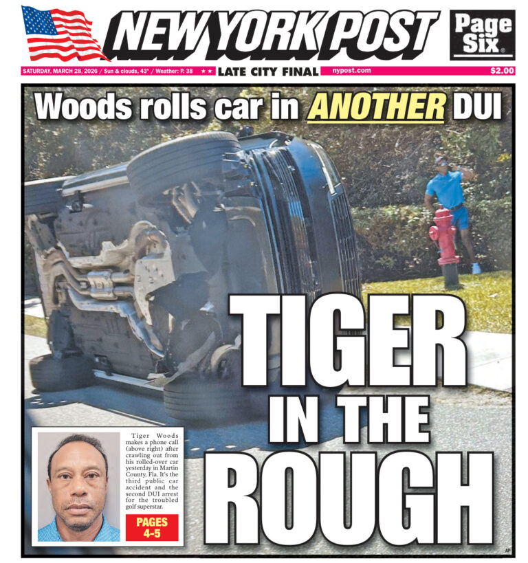 New York Post 28 March 2026 New York Post Kitap Kapağı