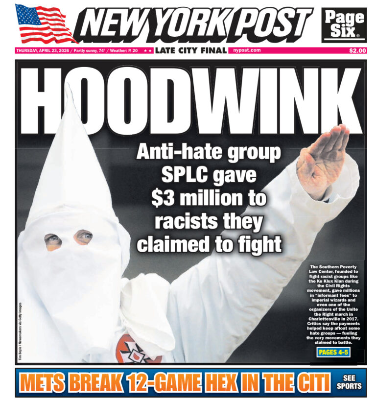New York Post April 23 2026 New York Post Kitap Kapağı