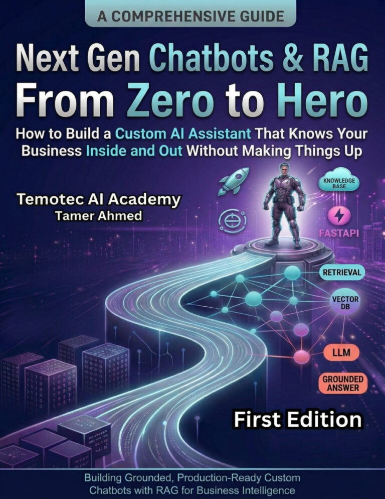 Next Gen Chatbots n RAG 1st Edition Temotec Ai Academy Kitap Kapağı