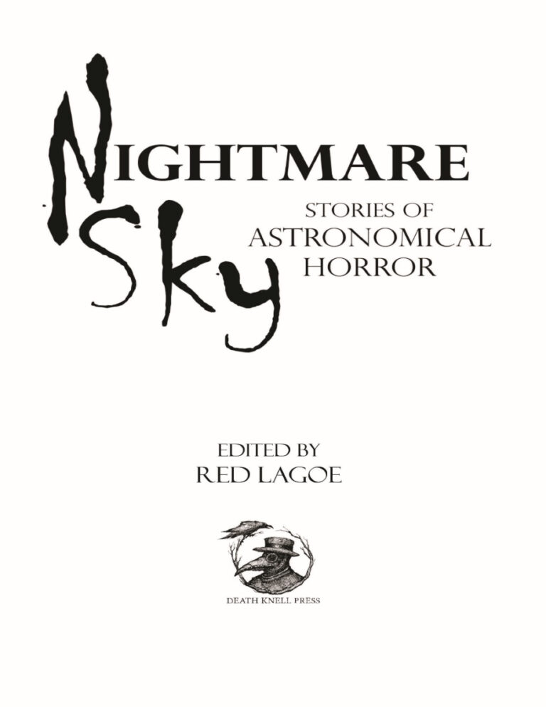 Nightmare Sky Stories of Astronomical Horror Red Lagoe Kitap Kapağı