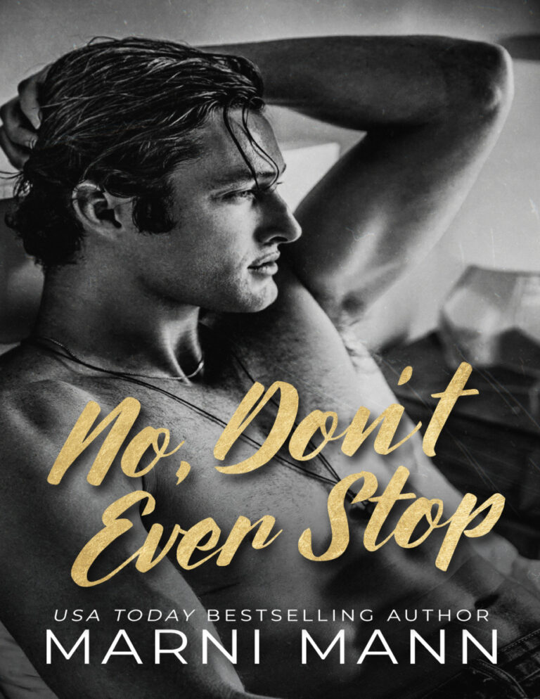 No Dont Ever Stop Marni Mann Kitap Kapağı