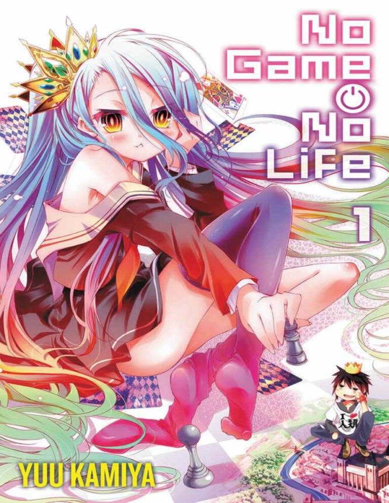 No game no life light novel volume 1 Yuu Kamiya Kitap Kapağı