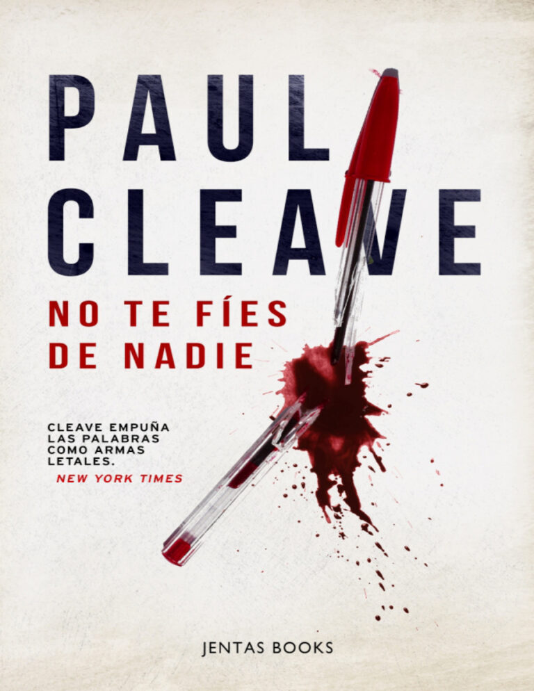 No te fies de nadie Spanish Edition Paul Cleave Kitap Kapağı