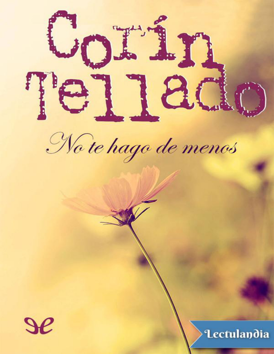 No te hago de menos PDF Download