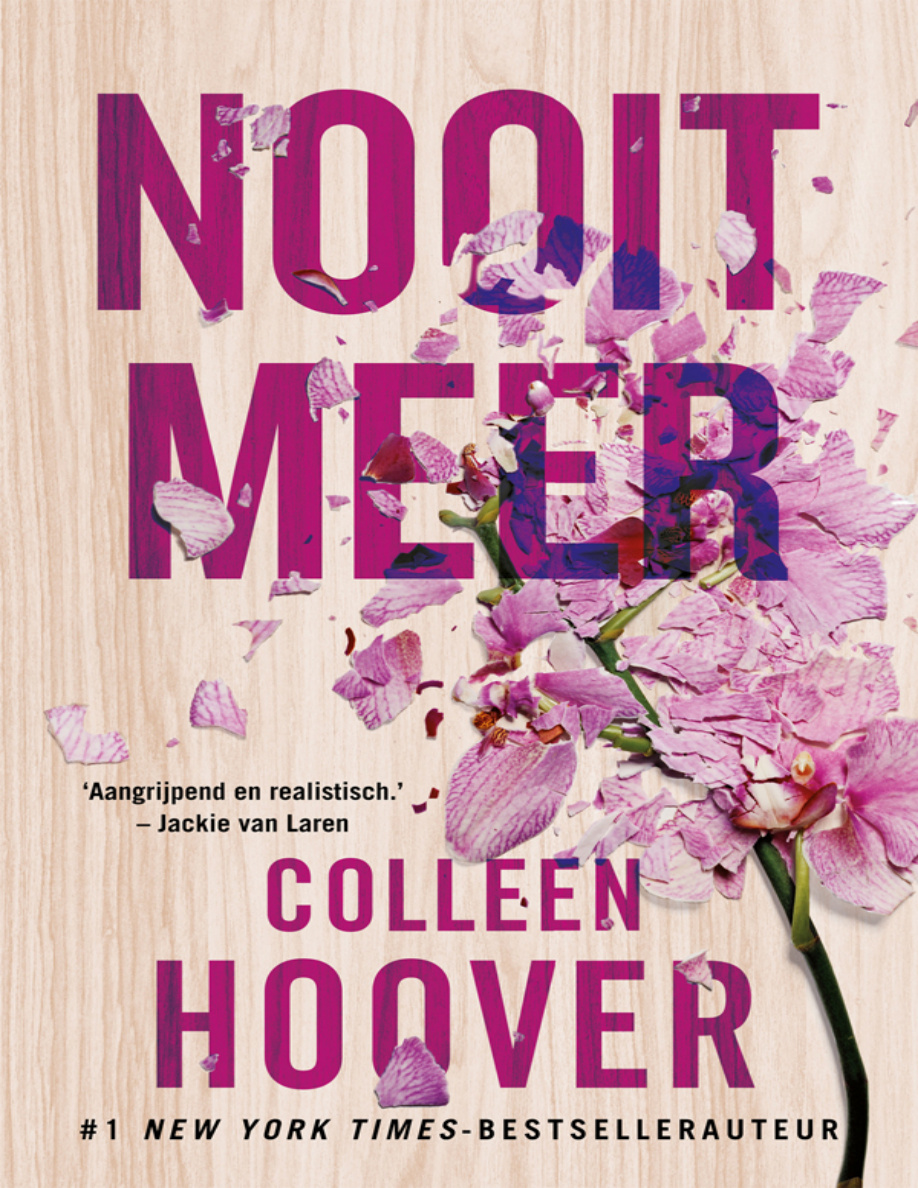 Nooit meer Dutch Edition Colleen hoover Kitap Kapağı