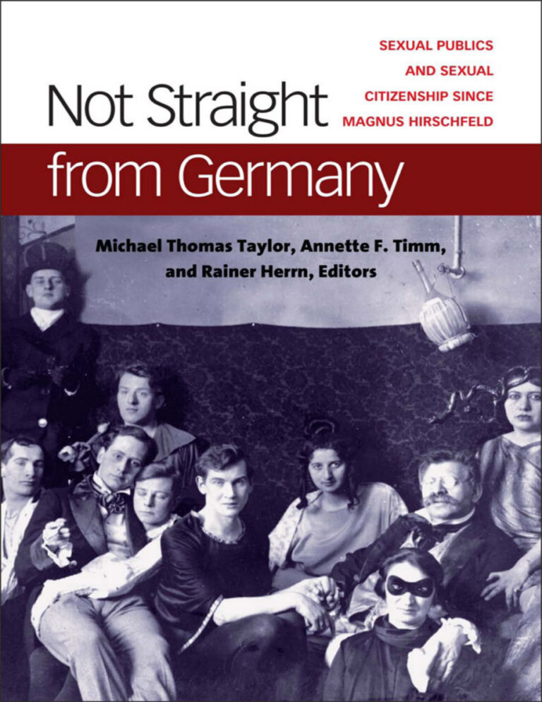 Not Straight from Germany Michael Thomas Taylor Kitap Kapağı