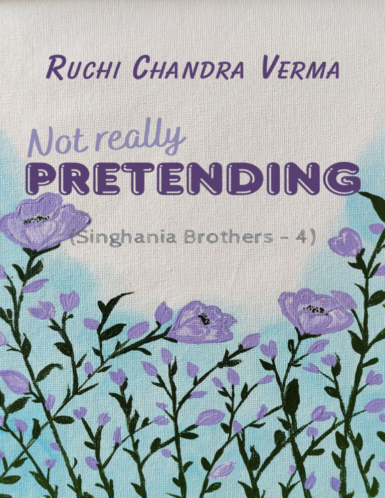 Not really pretending Ruchi chandra verma Kitap Kapağı