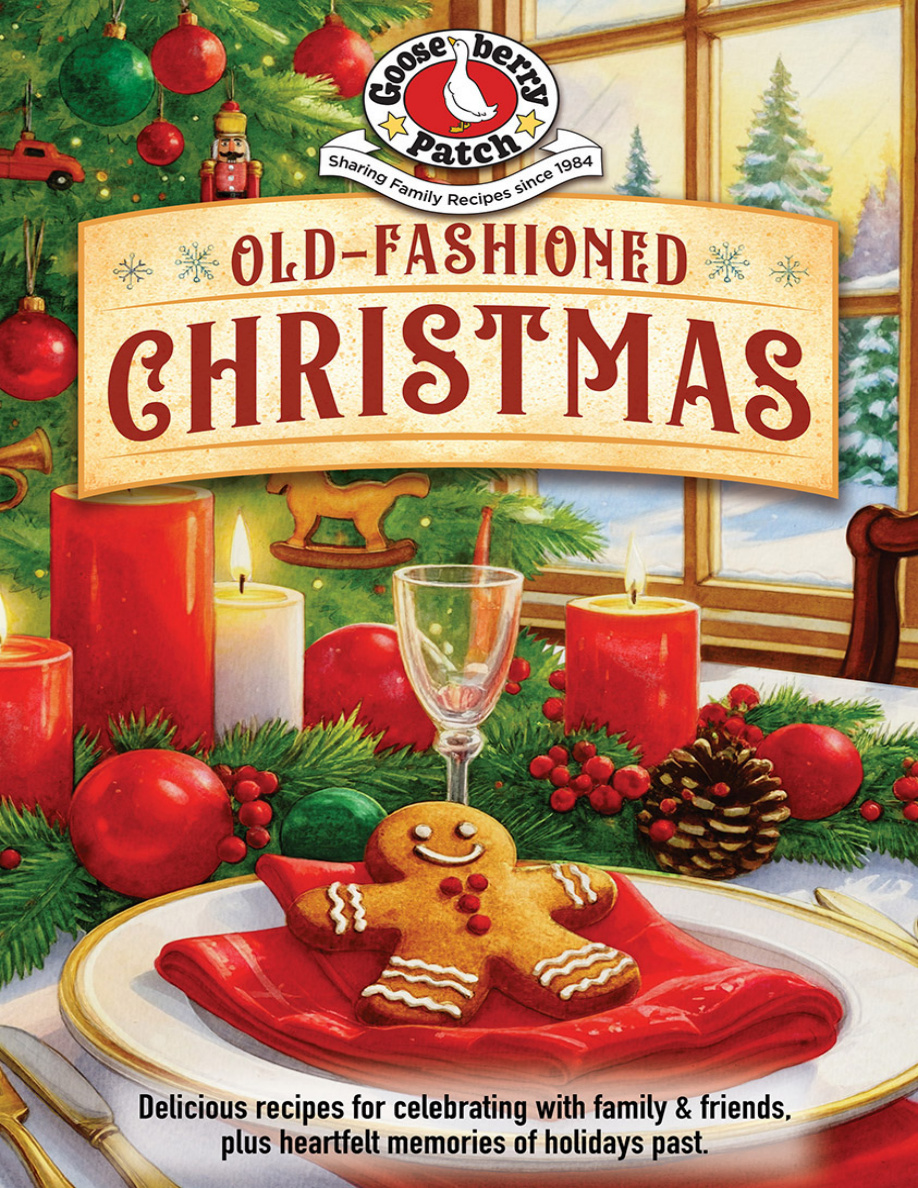 Old Fashioned Christmas Cookbook Gooseberry Patch Kitap Kapağı