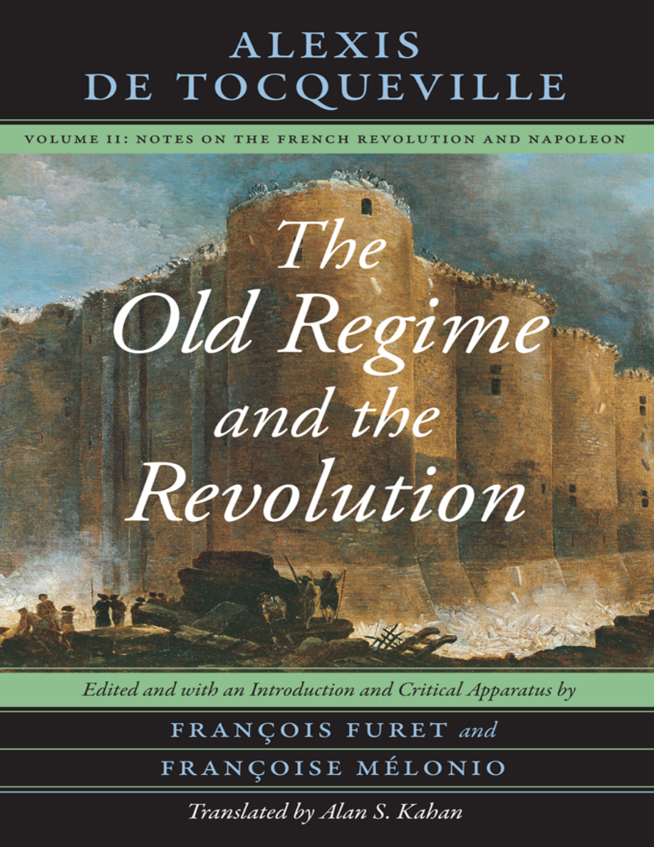 Old Regime n the Revolution Volume II PDF Download