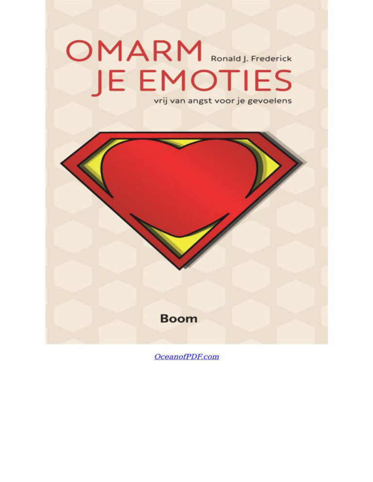 Omarm je emoties Dutch Edition Ronald J Frederick Kitap Kapağı