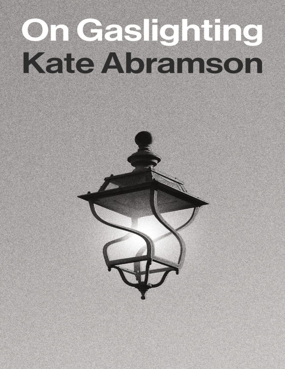 On Gaslighting Kate Abramson Kitap Kapağı
