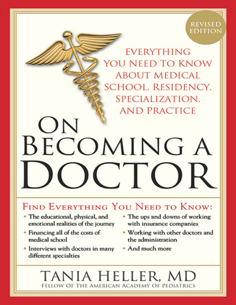On becoming a doctor Tania Heller Kitap Kapağı