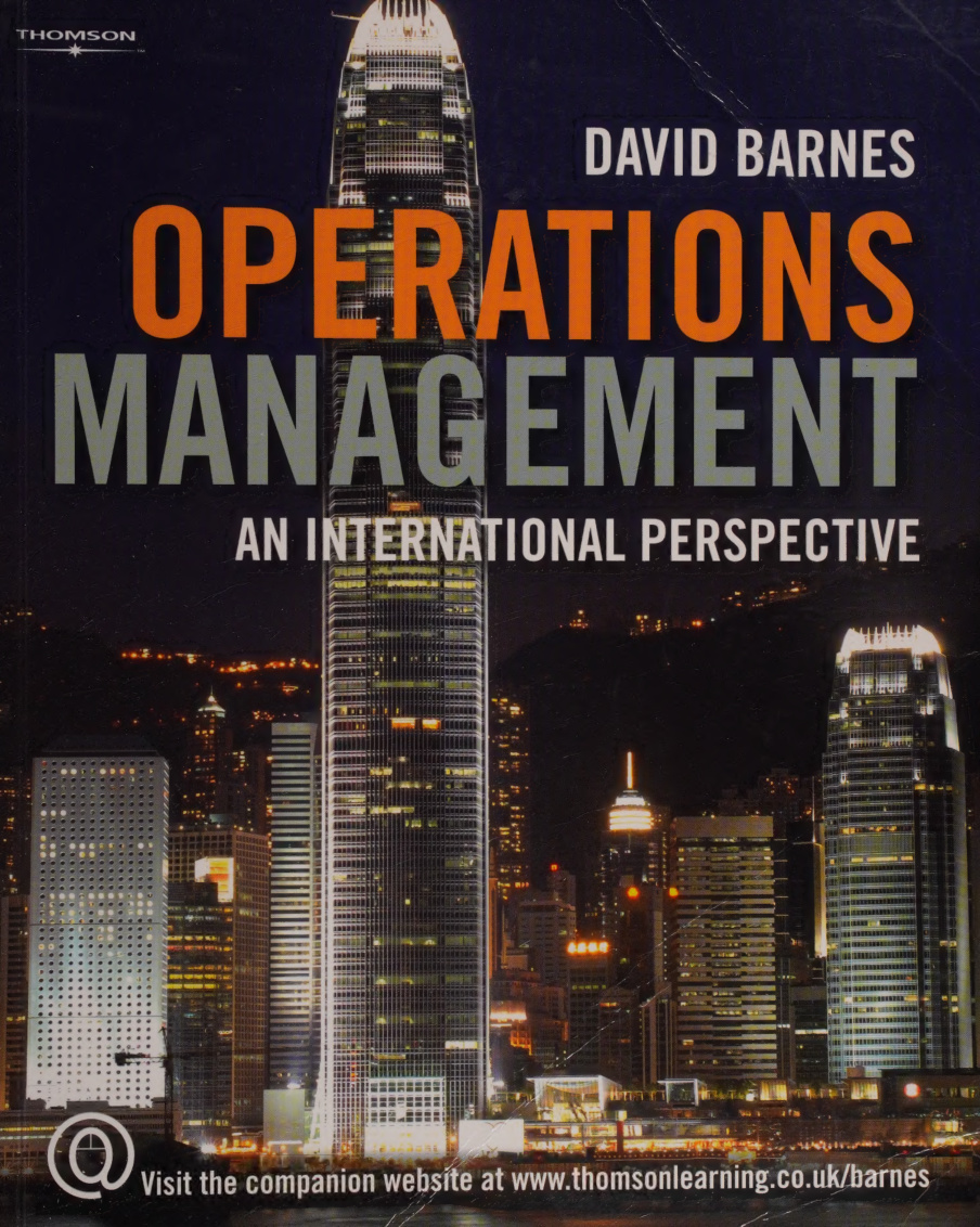 Operations Management An International Perspective PDF Download