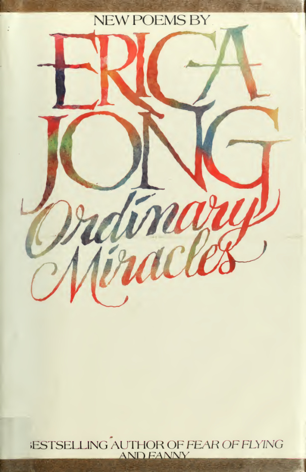 Ordinary Miracles Erica Jong Kitap Kapağı