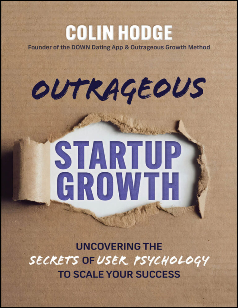 Outrageous Startup Growth Colin Hodge Kitap Kapağı
