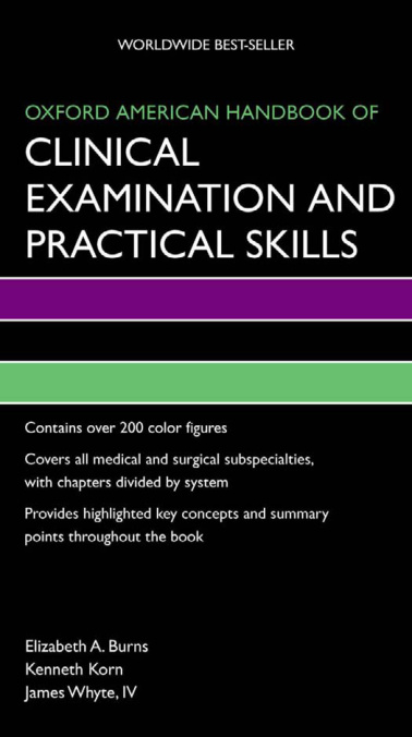 Oxford American Handbook of Clinical Examination and Practical Skills Kitap Kapağı
