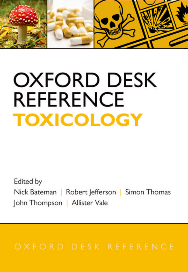 Oxford Desk Reference Toxicology Bateman, D N Z Library Kitap Kapağı