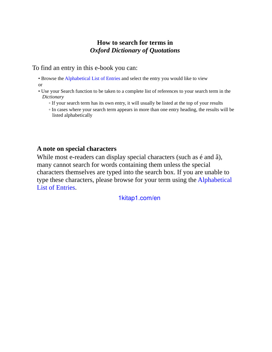 Oxford Dictionary of Quotations (8th Ed) PDF Download