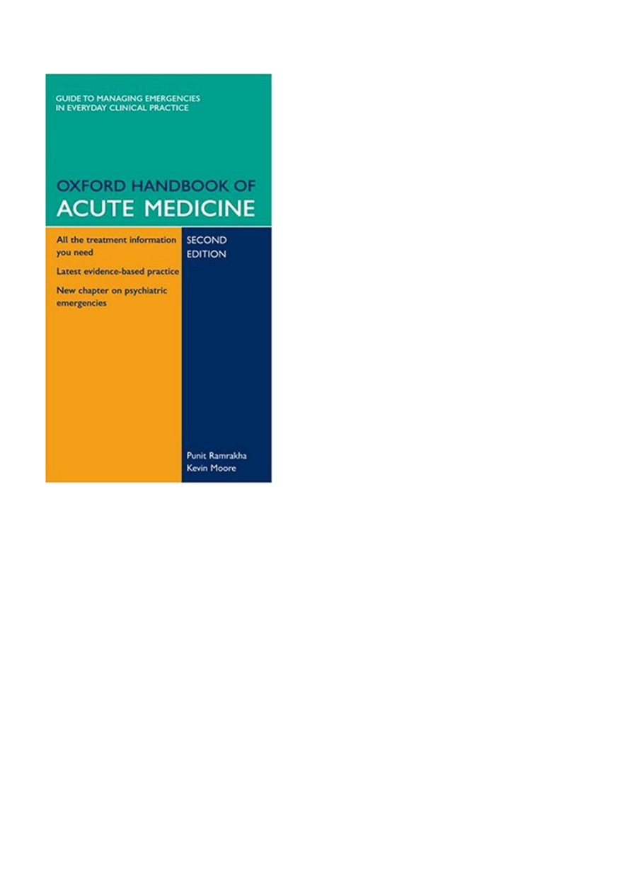 Oxford Handbook of Acute Medicine PDF Download