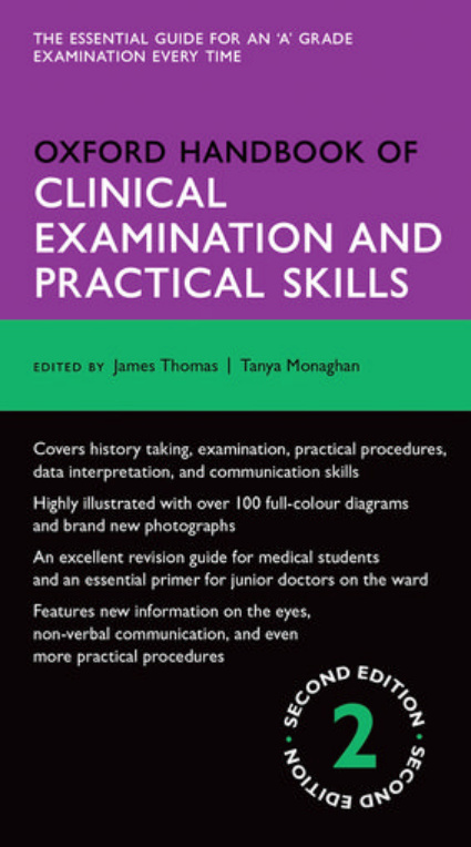 Oxford Handbook of Clinical Examination and Practical Skills James Kitap Kapağı