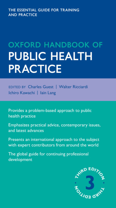 Oxford handbook of public health practice Charles Guest et al Z Kitap Kapağı