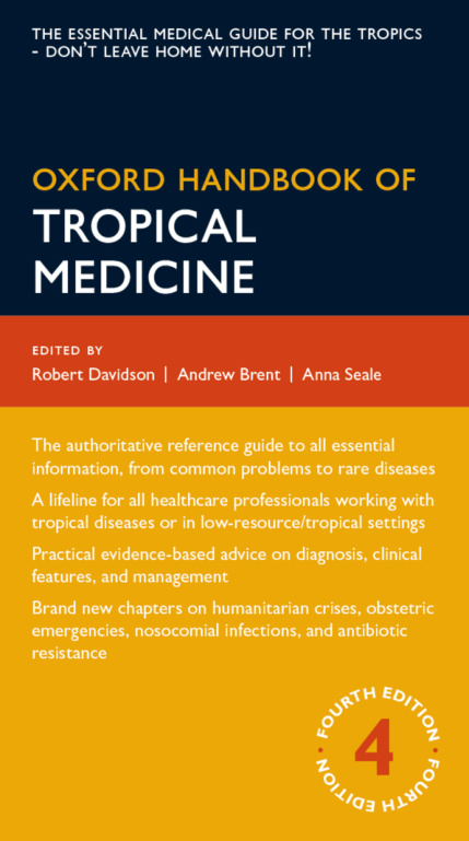 Oxford handbook of tropical medicine Andrew Brent, Robert Davidson Kitap Kapağı
