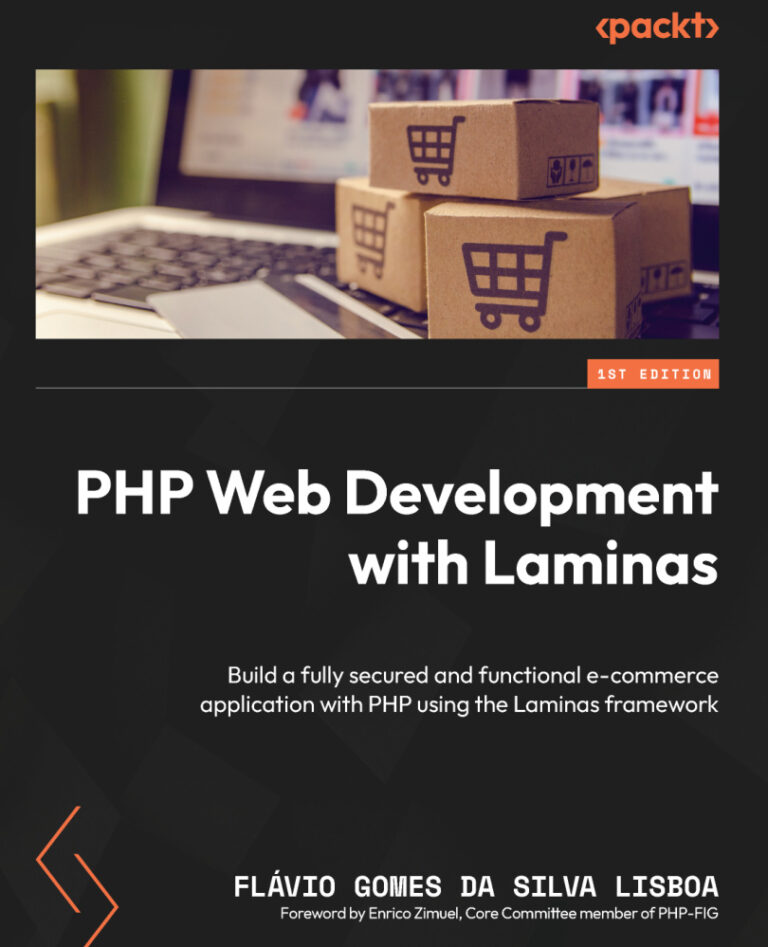 PHP Web Development with Laminas by Flávio Gomes da Silva Lisboa Kitap Kapağı