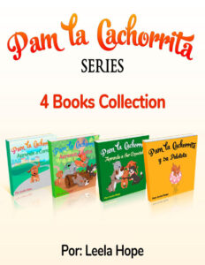 Pam La Cachorrita Serie de Cuatro Libros Spanish Edition leela hope Kitap Kapağı