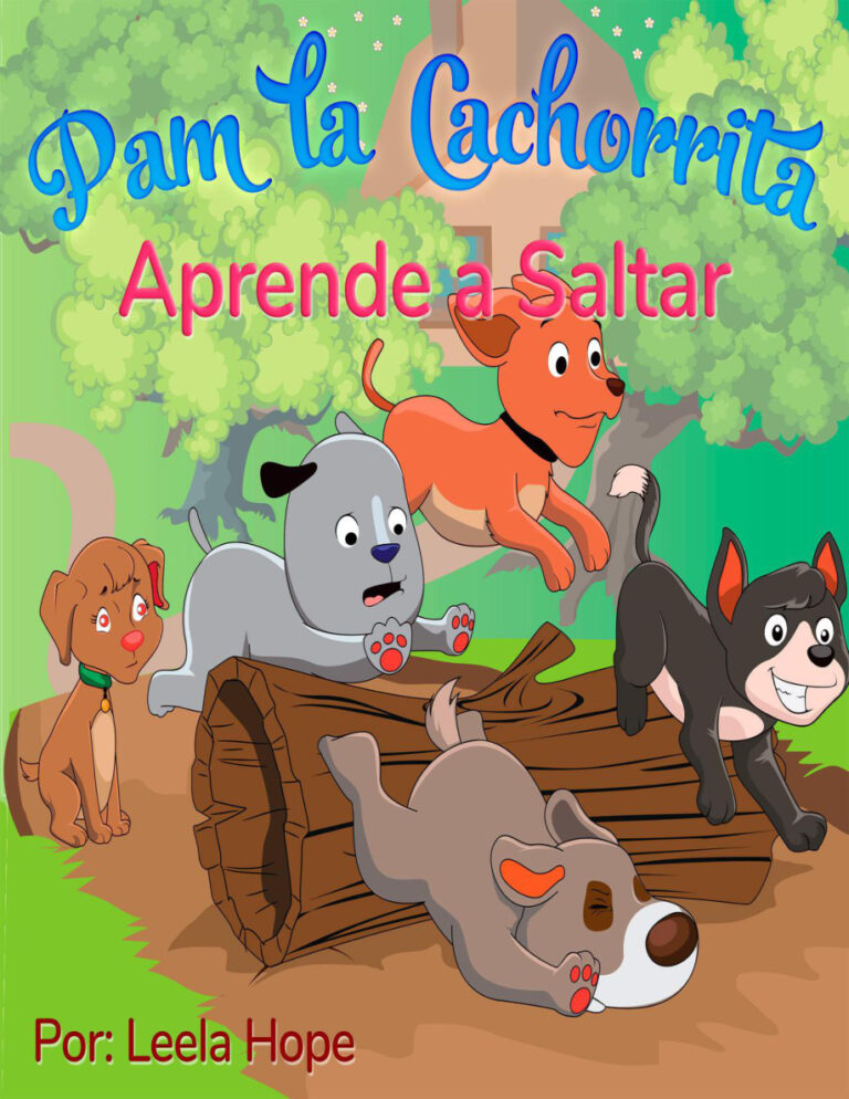 Pam la Cachorrita Aprende a Saltar Spanish Edition leela hope Kitap Kapağı
