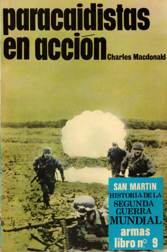 Paracaidistas en accion Spanish Edition Charles Macdonald Kitap Kapağı