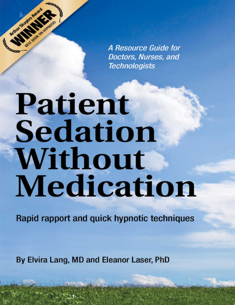 Patient Sedation Without Medication Elvira Lang Kitap Kapağı