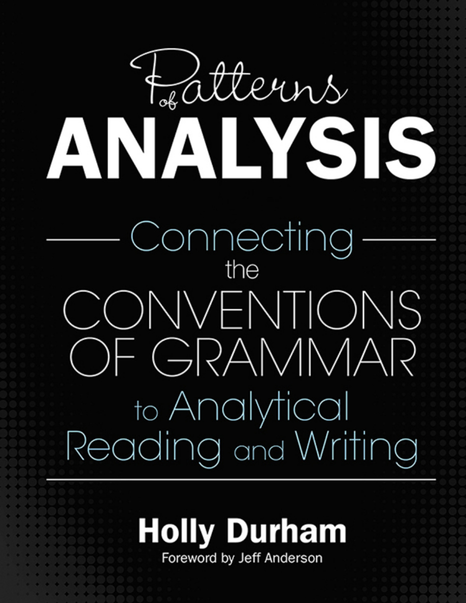 Patterns of Analysis Holly Durham Kitap Kapağı