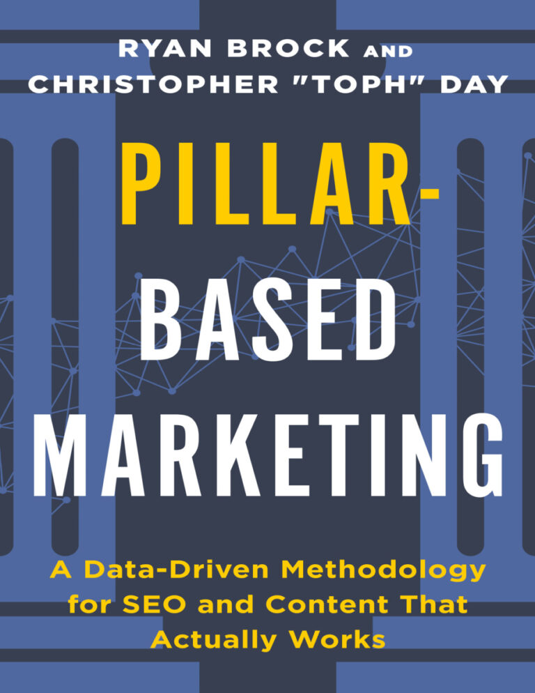 Pillar Based Marketing Ryan Brock Kitap Kapağı