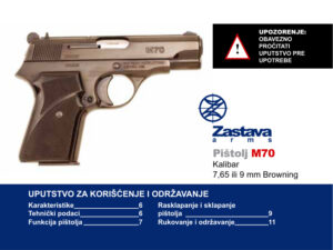 Pistolj M70 Serbian Edition Zastava Arms Kitap Kapağı